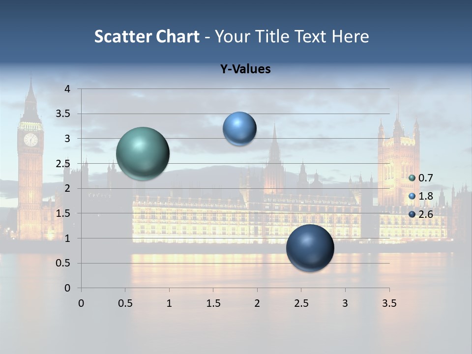 Houses Of Parliament Lit Up At Sunset PowerPoint Template