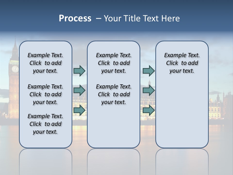 Houses Of Parliament Lit Up At Sunset PowerPoint Template