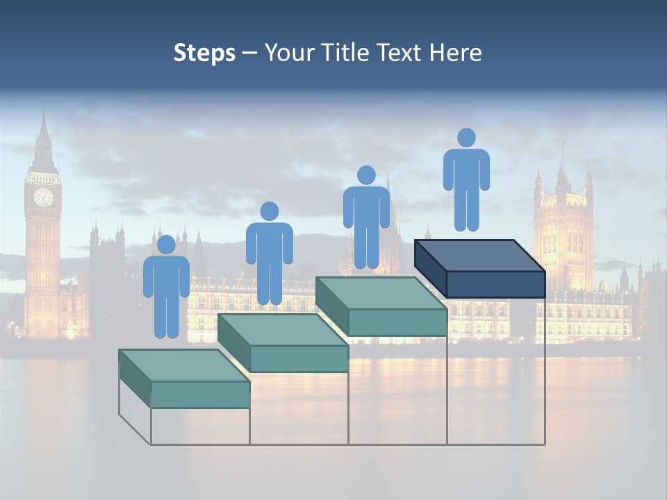 Houses Of Parliament Lit Up At Sunset PowerPoint Template