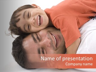 Grandmother And Granddaughter Reading A Book PowerPoint Template