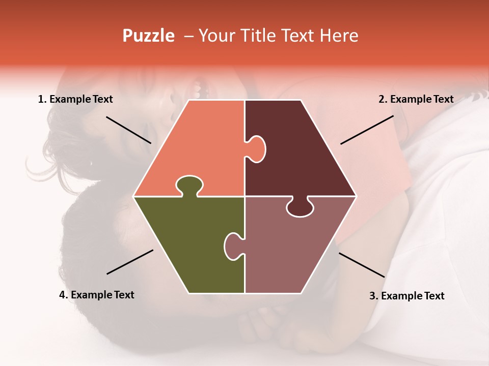 Grandmother And Granddaughter Reading A Book PowerPoint Template