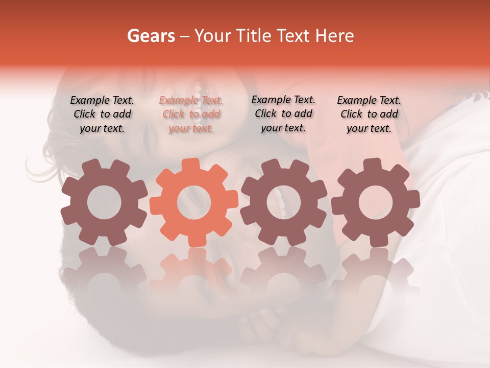 Grandmother And Granddaughter Reading A Book PowerPoint Template