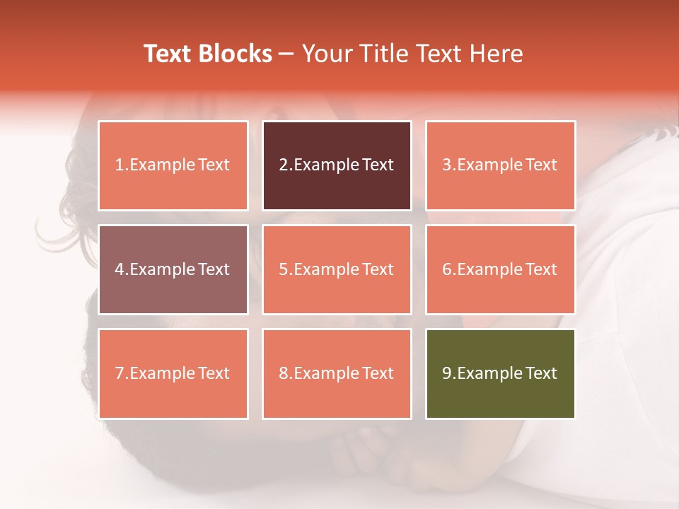 Grandmother And Granddaughter Reading A Book PowerPoint Template