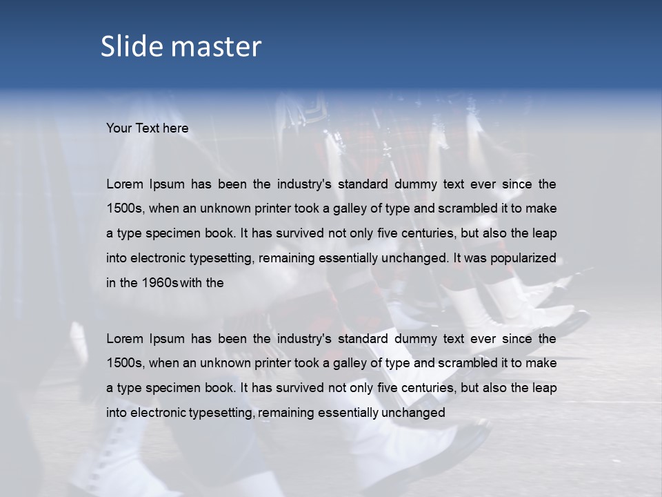 Old Style Bath Tub With Metal Legs PowerPoint Template