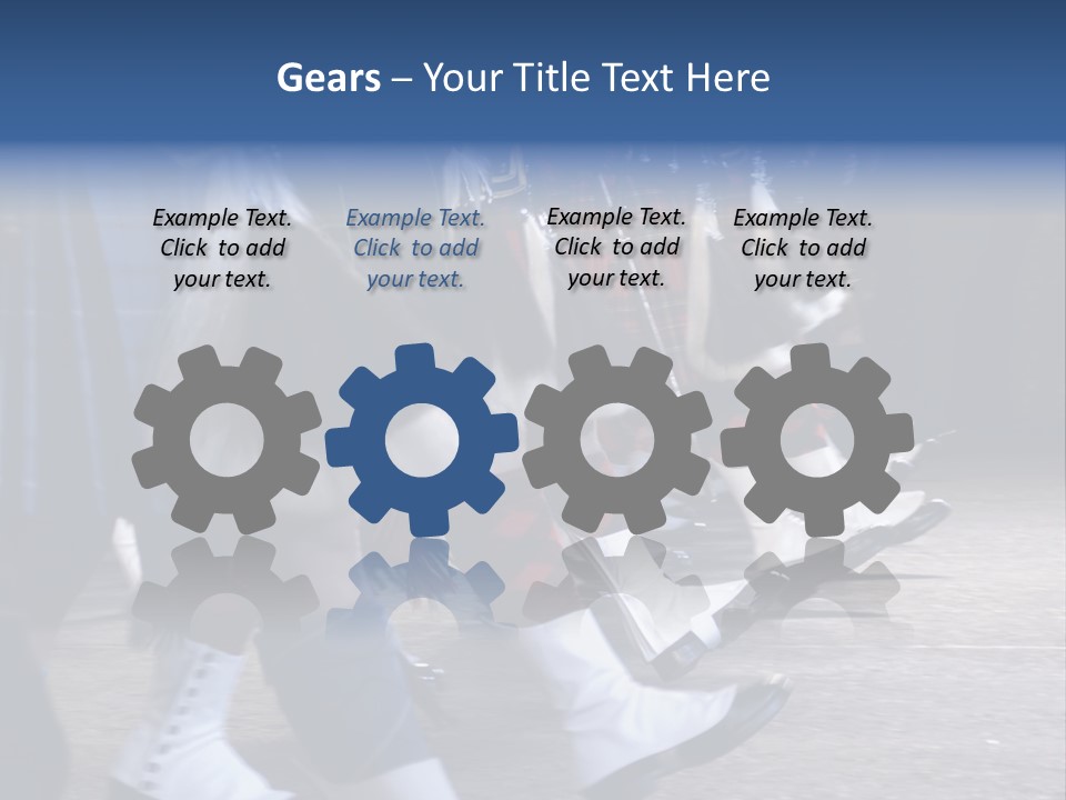 Old Style Bath Tub With Metal Legs PowerPoint Template