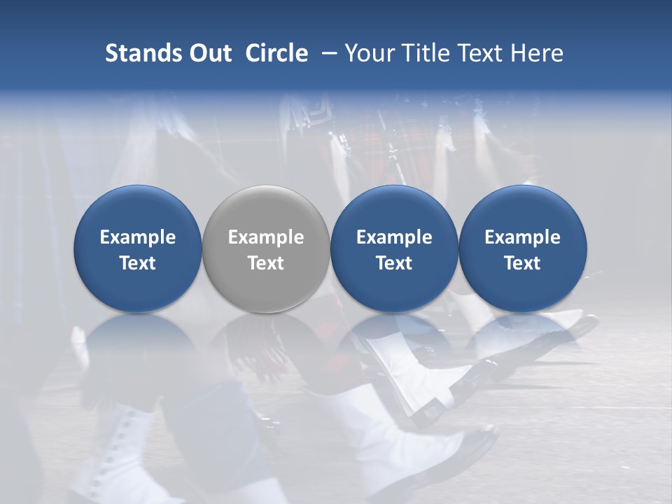 Old Style Bath Tub With Metal Legs PowerPoint Template