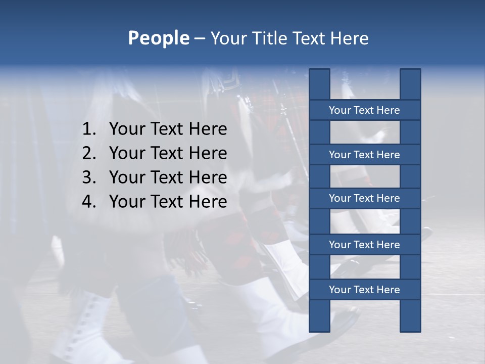 Old Style Bath Tub With Metal Legs PowerPoint Template