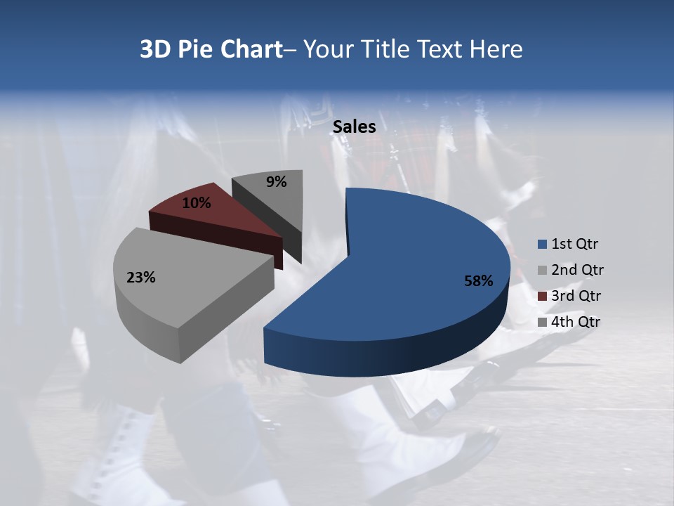 Old Style Bath Tub With Metal Legs PowerPoint Template