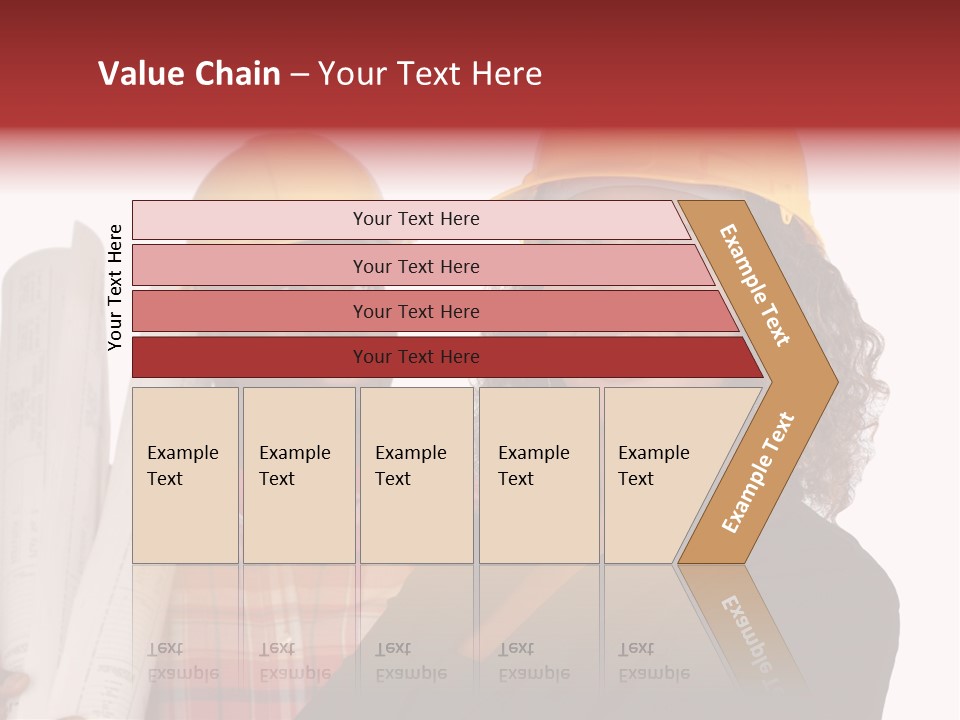 Team Of Architect And Builder In Hardhats PowerPoint Template