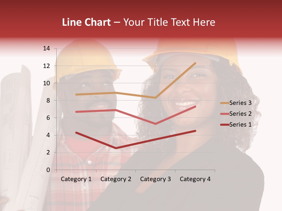 Team Of Architect And Builder In Hardhats PowerPoint Template