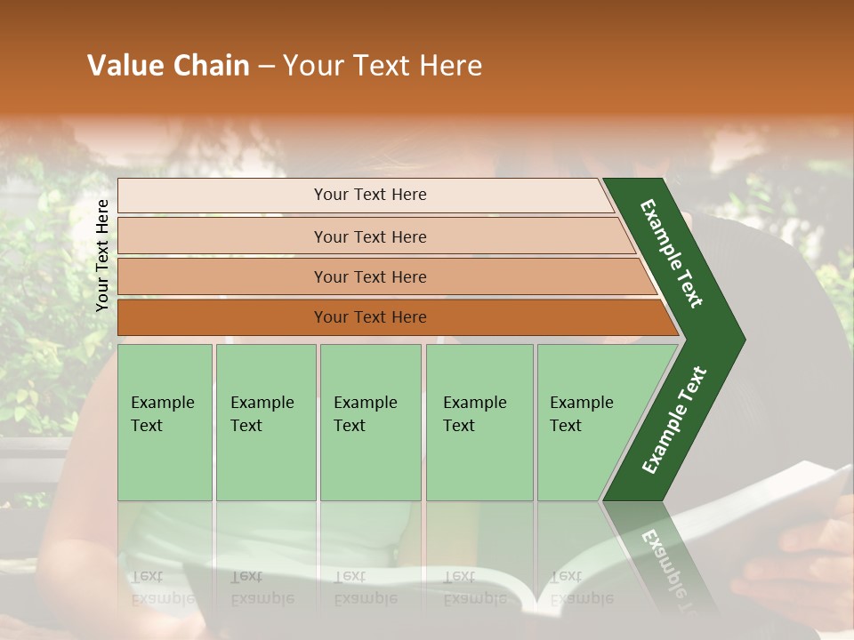 Grandmother And Granddaughter Reading A Book PowerPoint Template