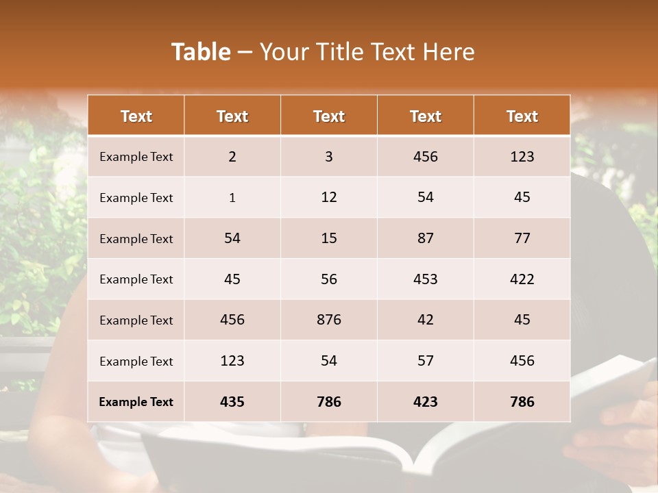 Grandmother And Granddaughter Reading A Book PowerPoint Template