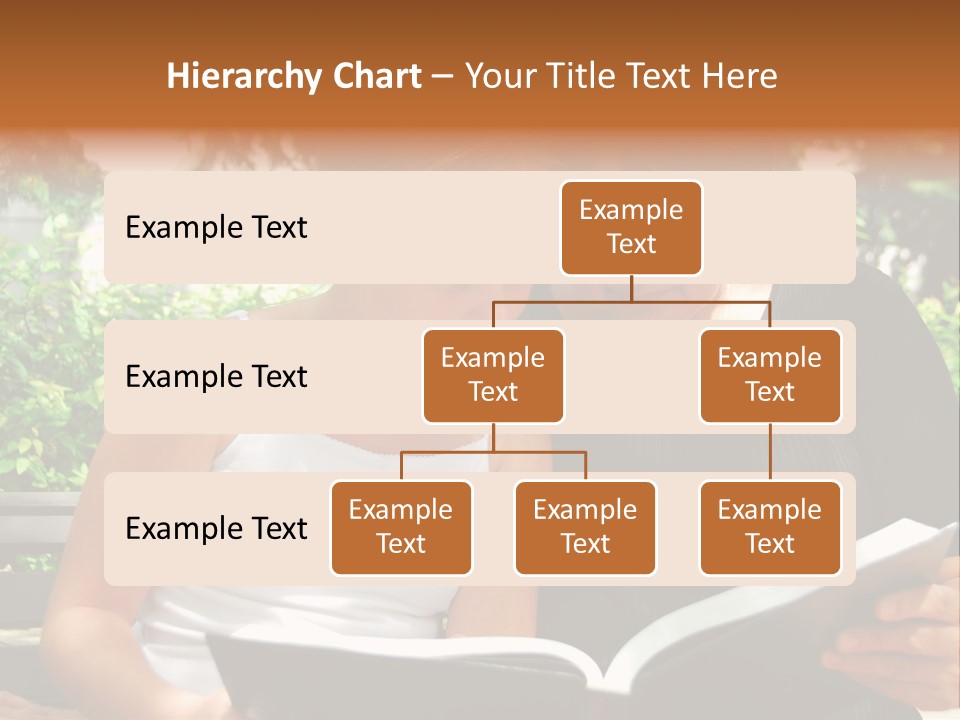 Grandmother And Granddaughter Reading A Book PowerPoint Template