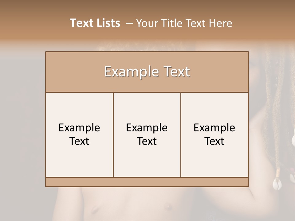 African American Mother And Biracial Son PowerPoint Template
