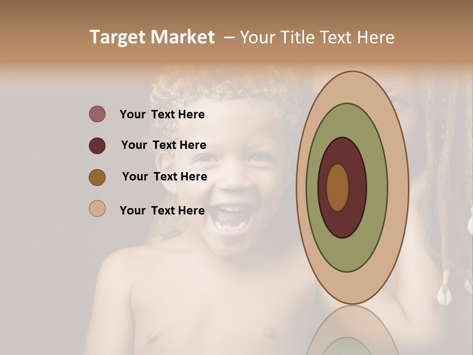 African American Mother And Biracial Son PowerPoint Template