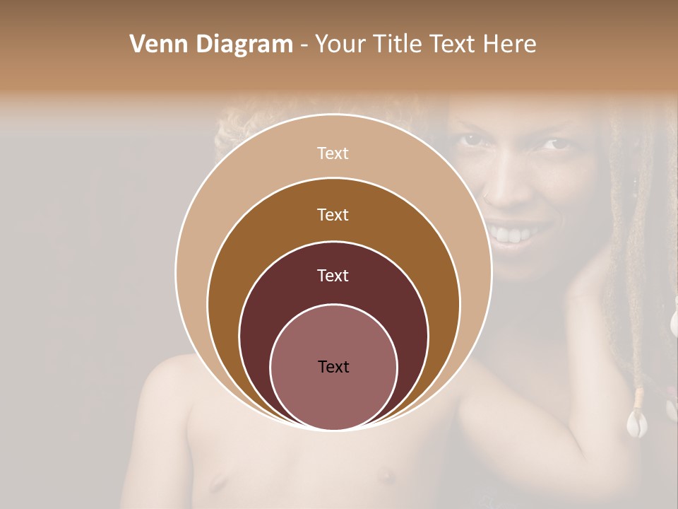 African American Mother And Biracial Son PowerPoint Template