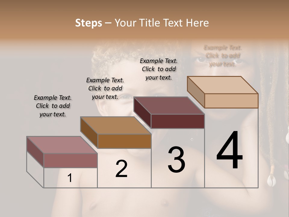 African American Mother And Biracial Son PowerPoint Template