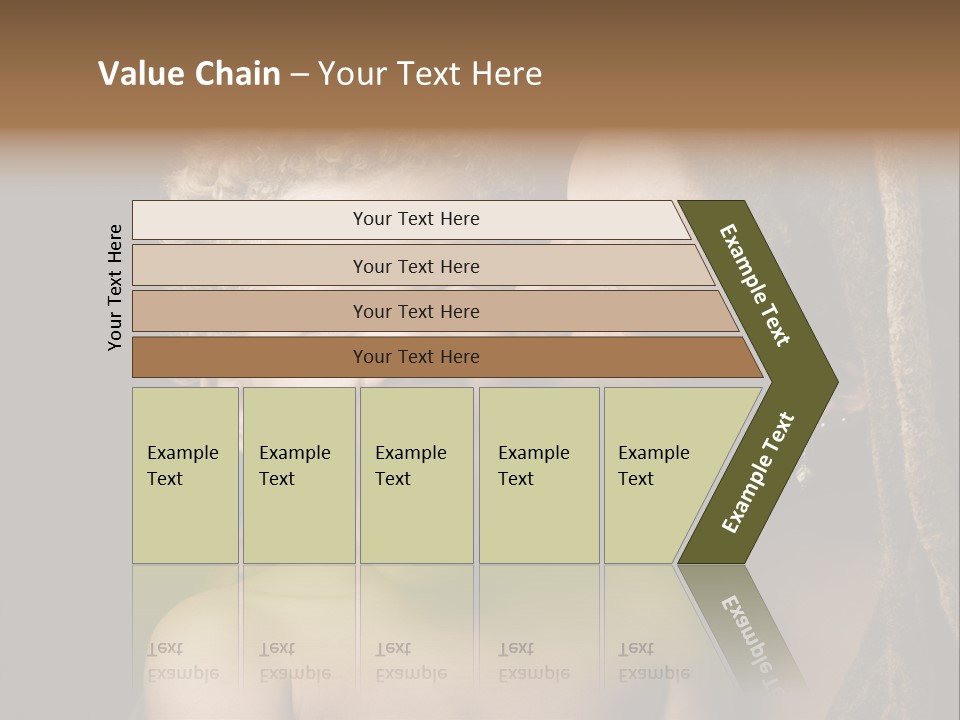A Woman Kissing A Child With Her Mouth Open PowerPoint Template