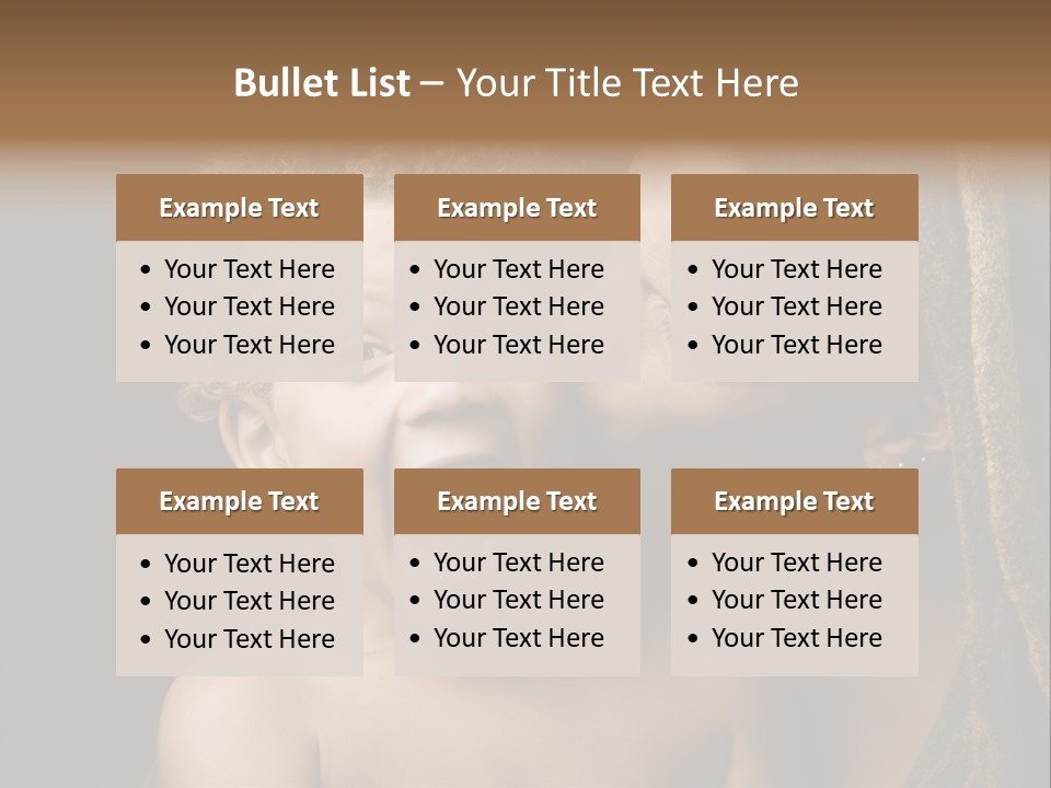 A Woman Kissing A Child With Her Mouth Open PowerPoint Template