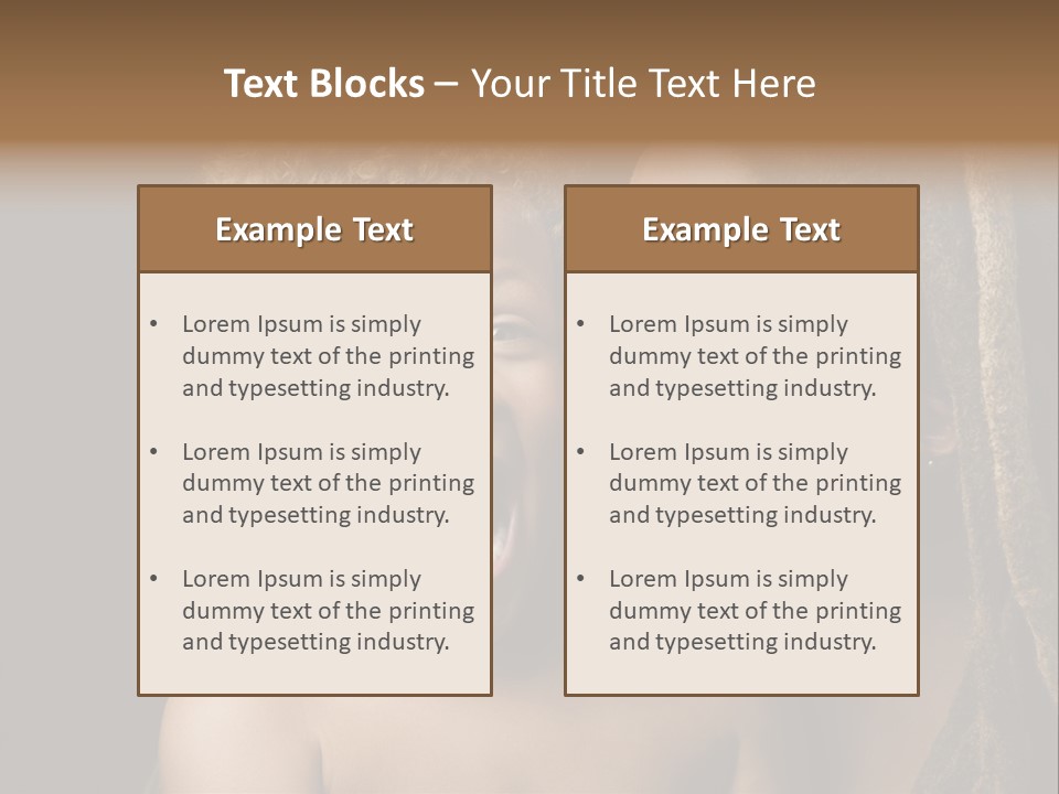 A Woman Kissing A Child With Her Mouth Open PowerPoint Template