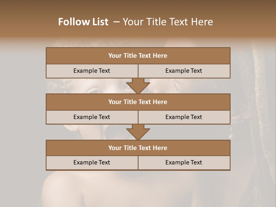 A Woman Kissing A Child With Her Mouth Open PowerPoint Template