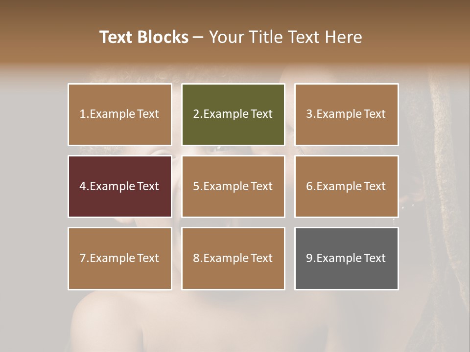 A Woman Kissing A Child With Her Mouth Open PowerPoint Template