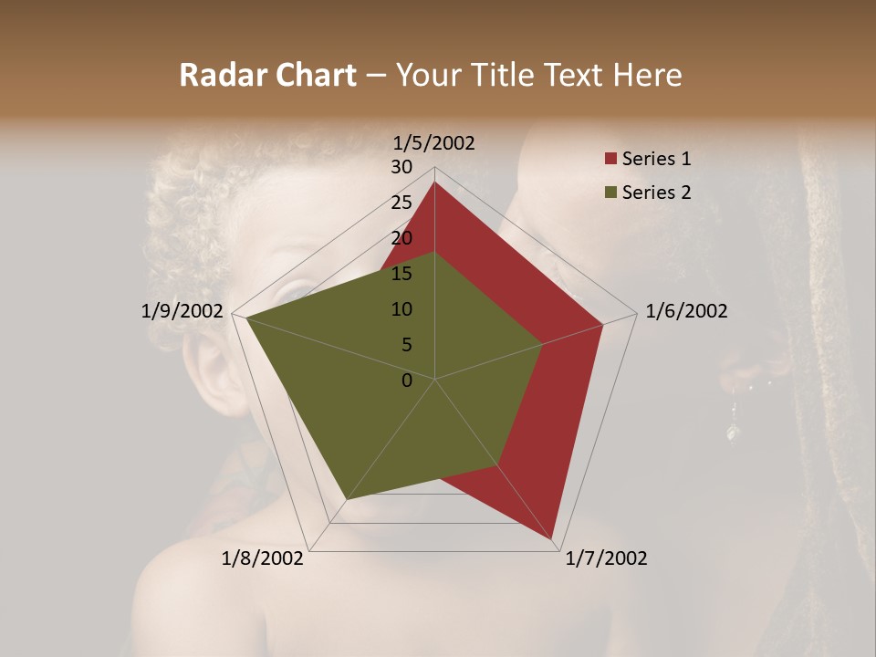 A Woman Kissing A Child With Her Mouth Open PowerPoint Template