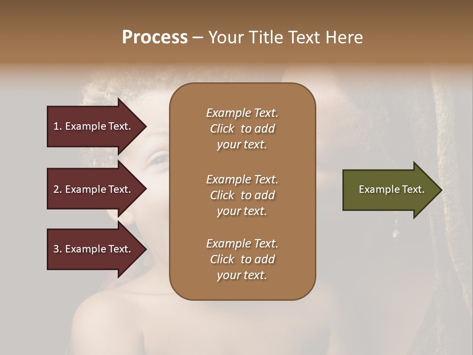 A Woman Kissing A Child With Her Mouth Open PowerPoint Template