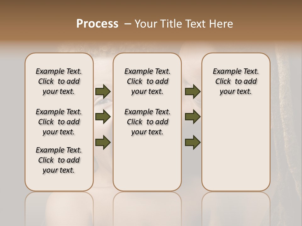 A Woman Kissing A Child With Her Mouth Open PowerPoint Template