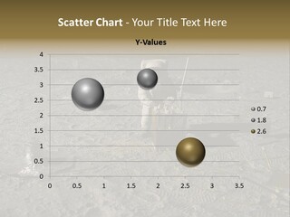 Astronaut Collecting Lunar Artifacts PowerPoint Template