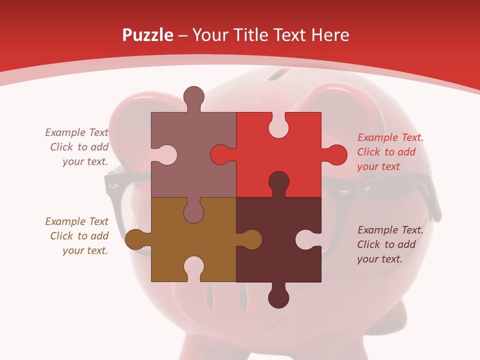 Piggy Bank Manager PowerPoint Template