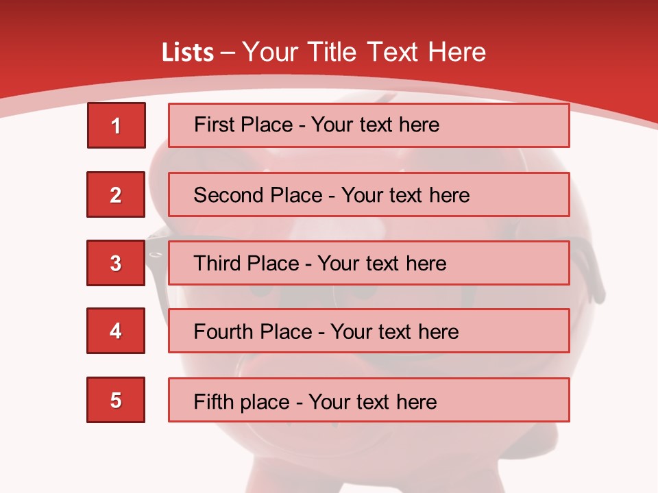 Piggy Bank Manager PowerPoint Template