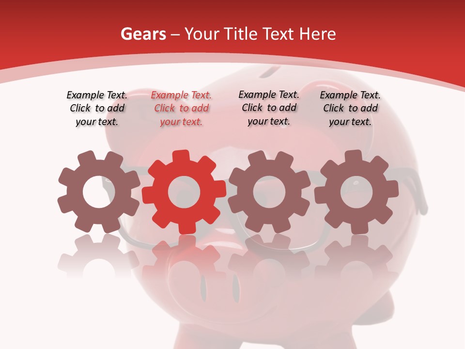 Piggy Bank Manager PowerPoint Template