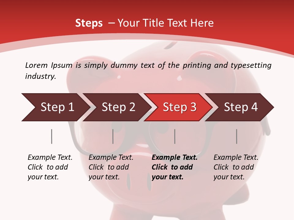 Piggy Bank Manager PowerPoint Template