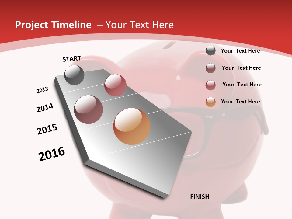 Piggy Bank Manager PowerPoint Template
