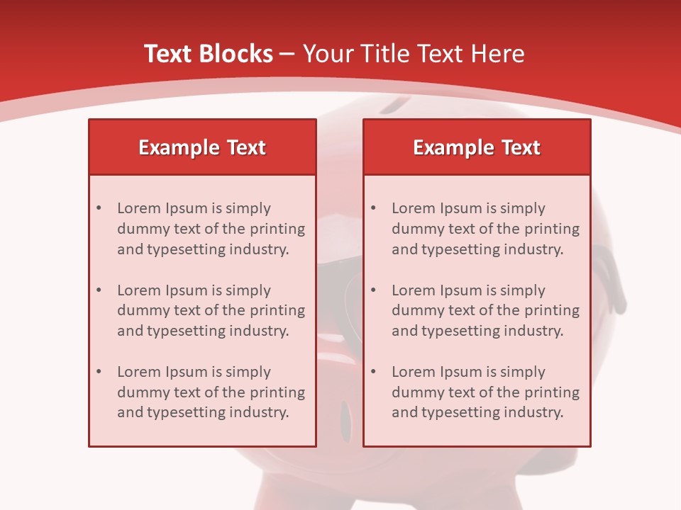 Piggy Bank Manager PowerPoint Template