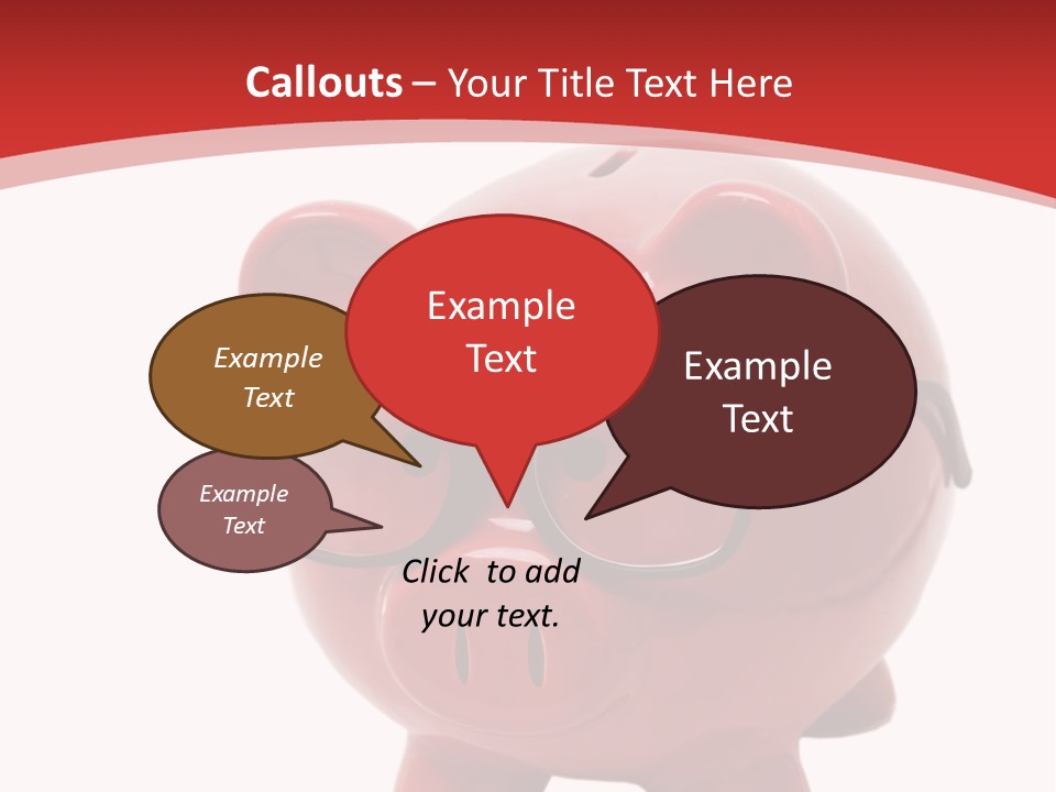 Piggy Bank Manager PowerPoint Template