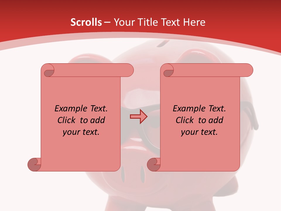 Piggy Bank Manager PowerPoint Template