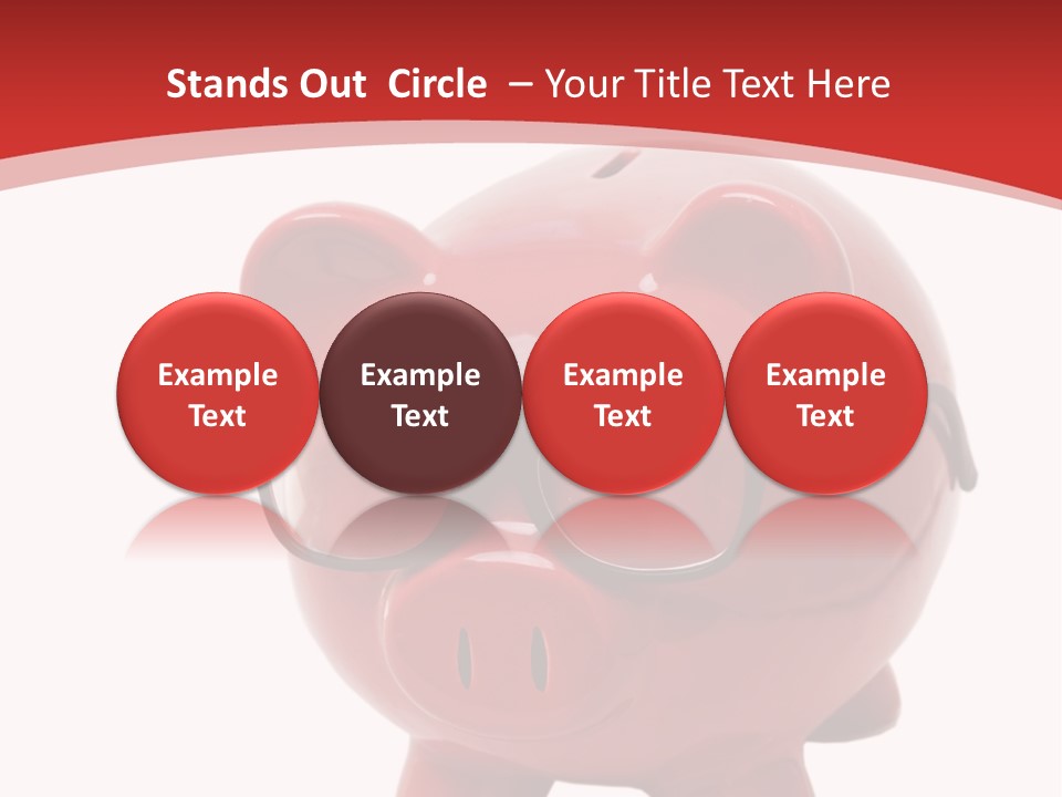 Piggy Bank Manager PowerPoint Template