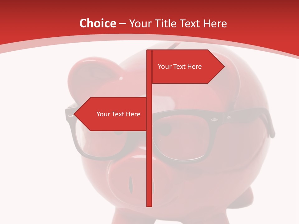 Piggy Bank Manager PowerPoint Template