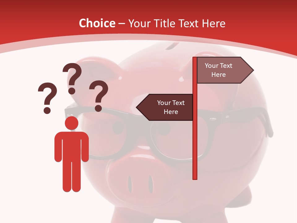 Piggy Bank Manager PowerPoint Template