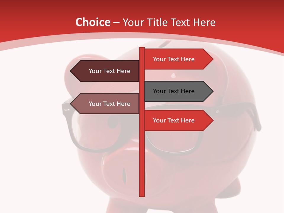 Piggy Bank Manager PowerPoint Template