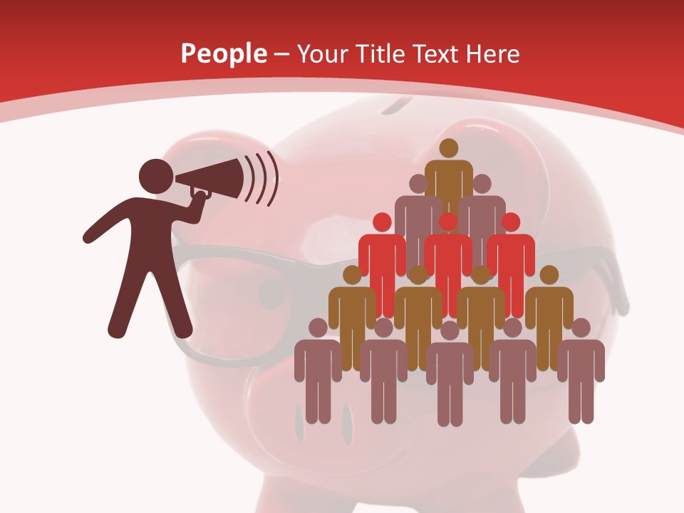 Piggy Bank Manager PowerPoint Template