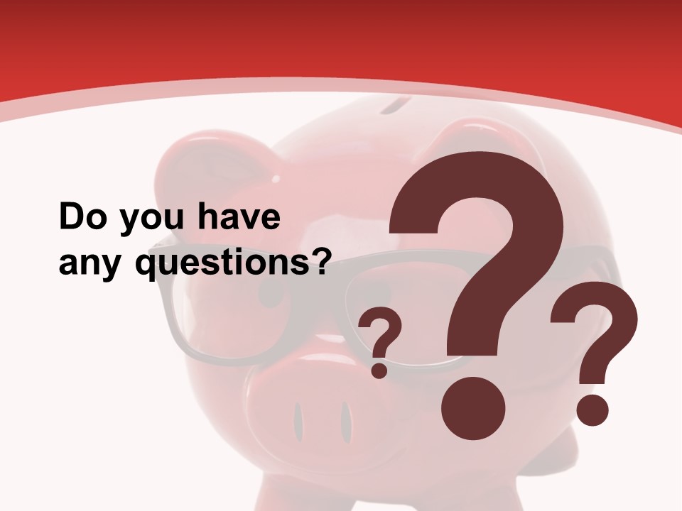 Piggy Bank Manager PowerPoint Template