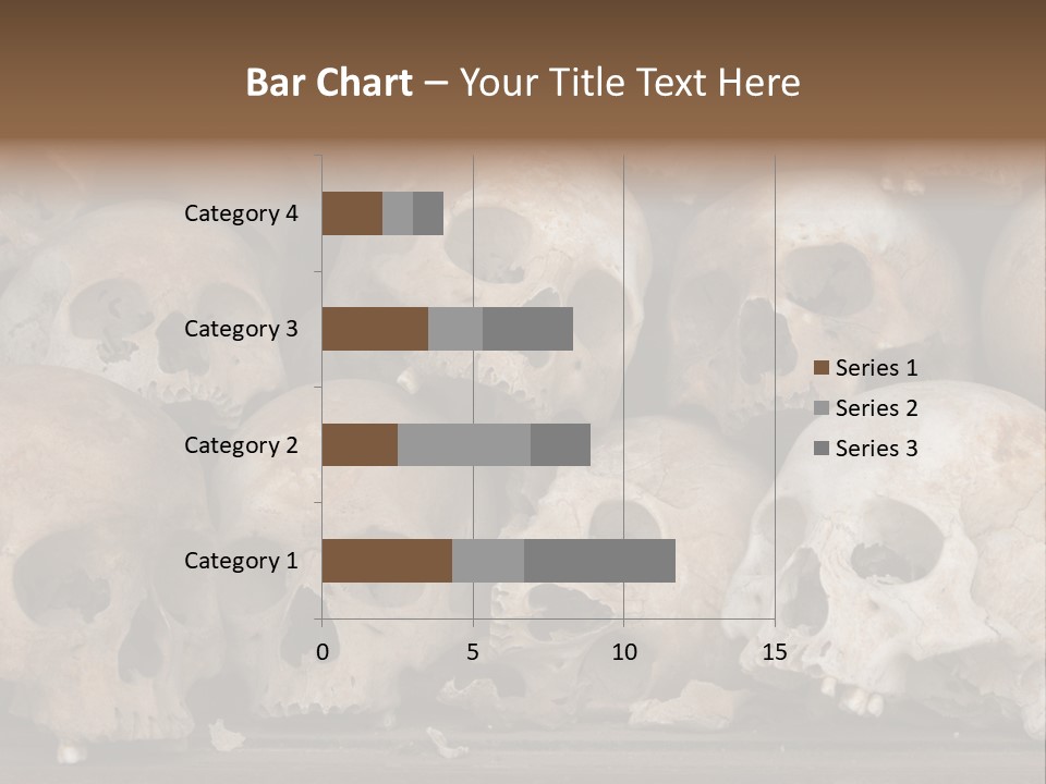 Skulls From A Mass Grave Of Khmer Rouge Victims In Choeung Ek Aka The Killing Fields Near Phnom Penh, Cambodia. PowerPoint Template