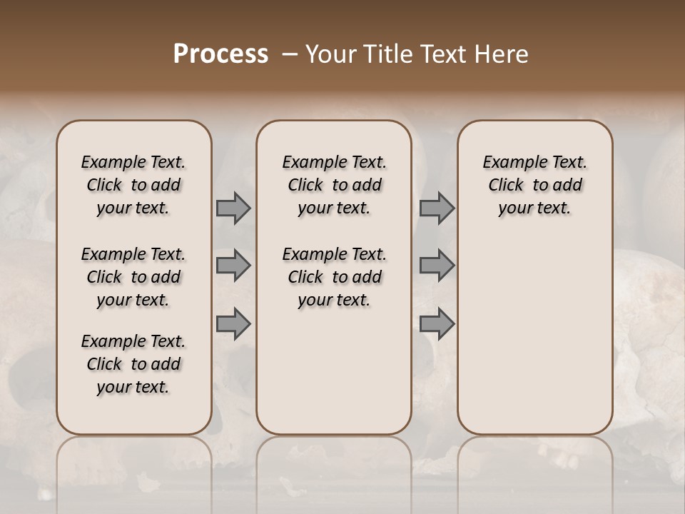 Skulls From A Mass Grave Of Khmer Rouge Victims In Choeung Ek Aka The Killing Fields Near Phnom Penh, Cambodia. PowerPoint Template