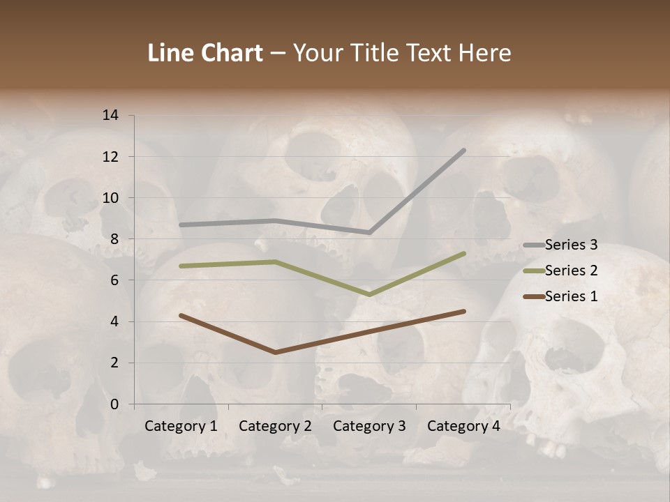 Skulls From A Mass Grave Of Khmer Rouge Victims In Choeung Ek Aka The Killing Fields Near Phnom Penh, Cambodia. PowerPoint Template