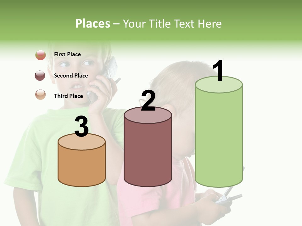 Motorhome Rv Flat In Desert PowerPoint Template