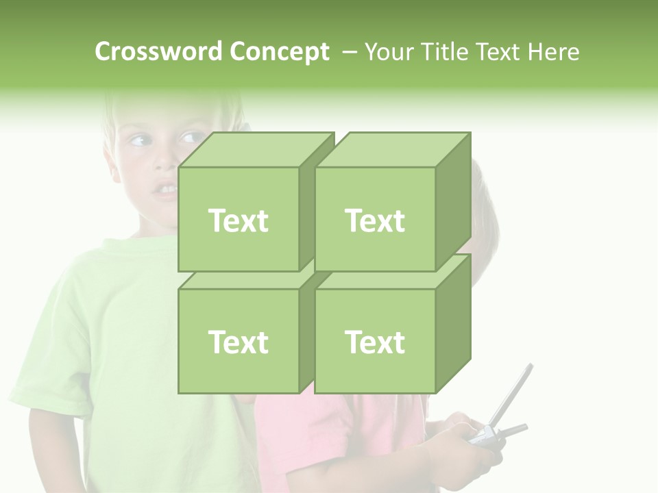 Motorhome Rv Flat In Desert PowerPoint Template