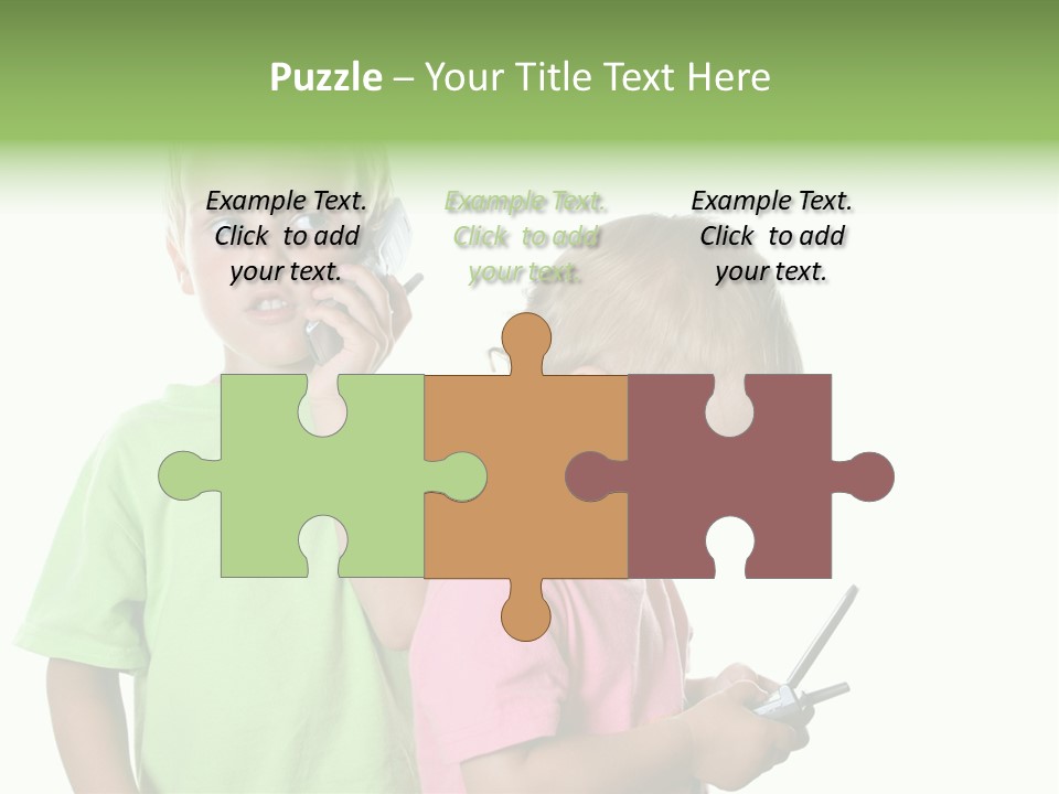 Motorhome Rv Flat In Desert PowerPoint Template